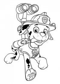 Patrula Catelusi de colorat p12