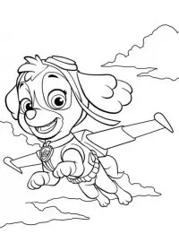 Patrula Catelusi de colorat p40