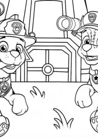 Patrula Catelusi de colorat p51