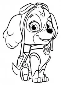 Patrula Catelusi de colorat p42