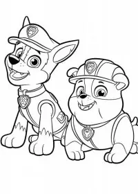 Patrula Catelusi de colorat p14