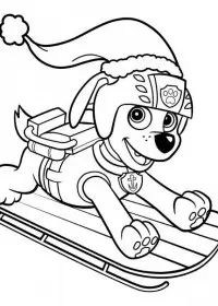 Patrula Catelusi de colorat p34