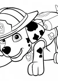 Patrula Catelusi de colorat p27