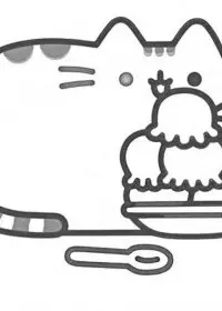 Pusheen de colorat p17