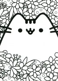 Pusheen de colorat p19