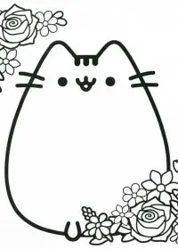 Pusheen de colorat p26