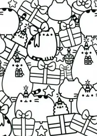 Pusheen de colorat p22