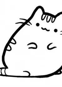 Pusheen de colorat p9