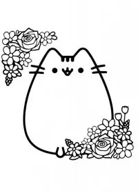 Pusheen de colorat p34