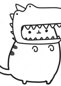 Pusheen de colorat p13