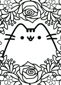 Pusheen de colorat p23