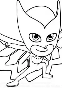 Eroi in pijama de colorat p23