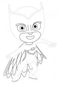 Eroi in pijama de colorat p2