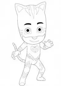 Eroi in pijama de colorat p26