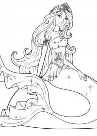 Sirena de colorat p31