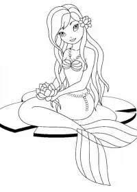 Sirena de colorat p20