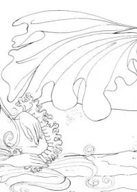 Sirena de colorat p30