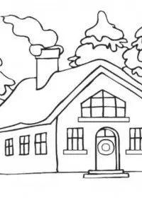 Peisaje de Iarna de colorat p31