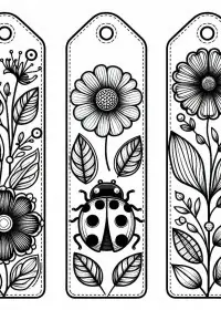 Semn de carte flori n9