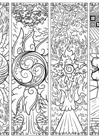 Semn de carte flori n6