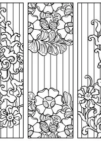 Semn de carte flori n4