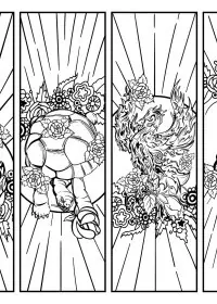 Semn de carte flori n5