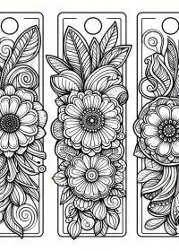 Semn de carte flori n11