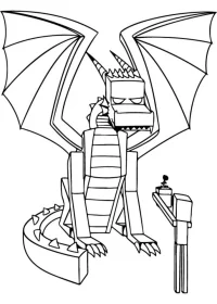 Minecraft de colorat p12