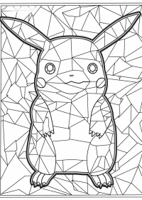 pikachu de colorat p9