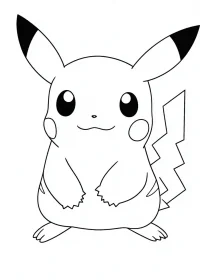 pikachu de colorat p6