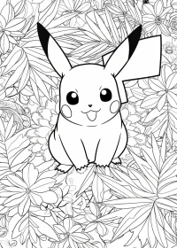 pikachu de colorat p8