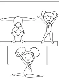 Balerină de colorat p27