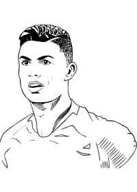 Cristiano Ronaldo de colorat p16