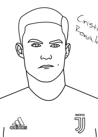 Cristiano Ronaldo de colorat p22