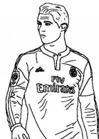 Cristiano Ronaldo de colorat p23