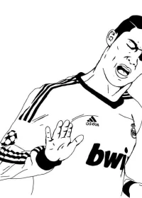 Cristiano Ronaldo de colorat p28