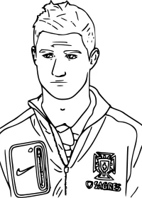 Cristiano Ronaldo de colorat p32
