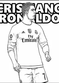 Cristiano Ronaldo de colorat p33