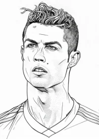 Cristiano Ronaldo de colorat p10