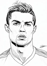 Cristiano Ronaldo de colorat p11