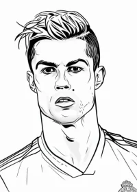 Cristiano Ronaldo de colorat p13