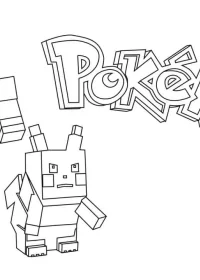 Minecraft de colorat p16