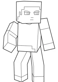 Minecraft de colorat p17