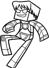 Minecraft de colorat p20