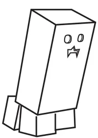 Minecraft de colorat p21