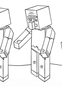 Minecraft de colorat p23