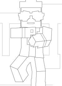 Minecraft de colorat p27