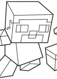 Minecraft de colorat p31