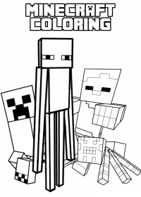 Minecraft de colorat p50
