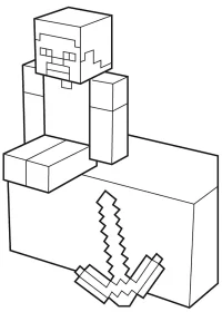 Minecraft de colorat p37